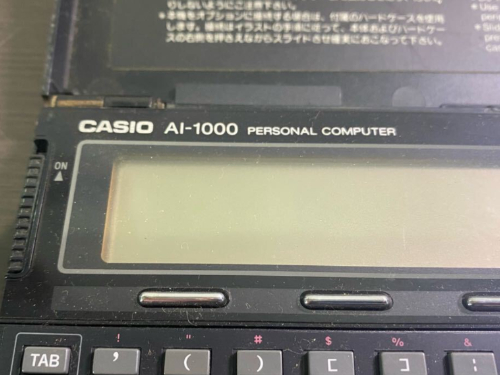 カシオのポケコン AI-1000